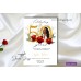 50th Birthday Party Invitation with photo,Red Roses 50th Birthday Party Celebration Invitation,(148w)